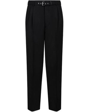 Prada Tailored Wool Pants - Black