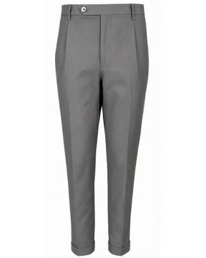 GTA Cotton Lino Polyamide Trousers - Grey