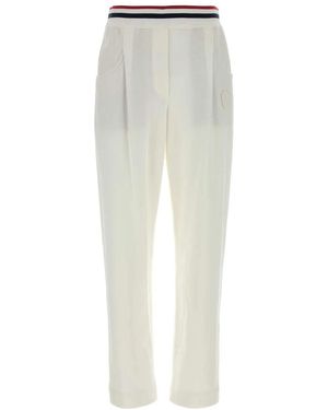 Brunello Cucinelli Cotton Blend Joggers - White