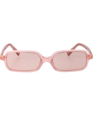 Miu Miu Acetate Sunglasses - Pink