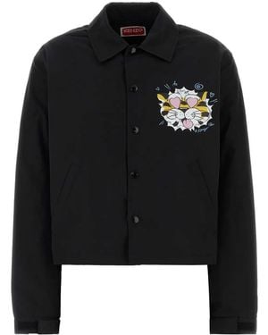 KENZO Wild Tiger Non Padded Coach Jacket - Black