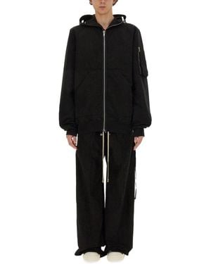 Rick Owens Gimp Flight Jacket - Black
