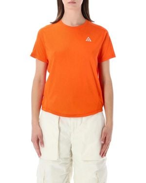 Nike Acg Trail Performance T-Shirt - Orange
