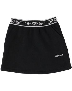 Off-White c/o Virgil Abloh "Bookish" Logo Skirt - Black
