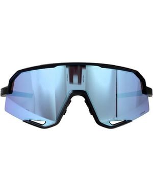 100% Matte Polycarbonate Sunglasses - Blue