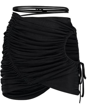 ANDREADAMO Andreadamo Draped Skirt - Black