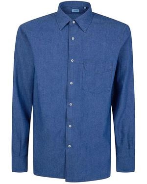 Aspesi Classic Denim Shirt - Blue