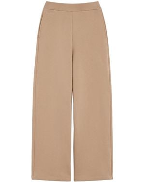 Max Mara Max Mara Cotton Jersey Pants - Natural