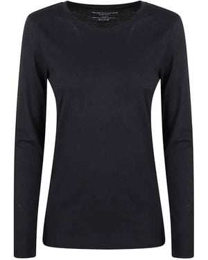 Majestic Round Neck Long Sleeve Jumper - Black