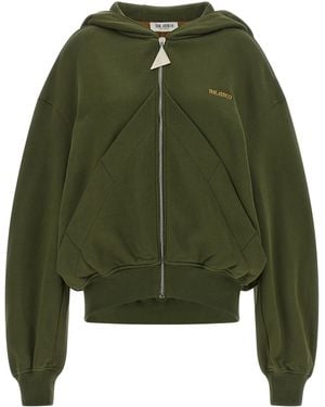 The Attico Fleece Hoodie - Green