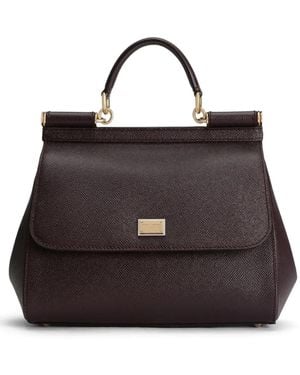 Dolce & Gabbana Dolce & Gabbana Borsa A Mano Sicily Large - Black