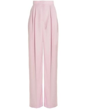 McQueen Pants With Front Pleats - Pink