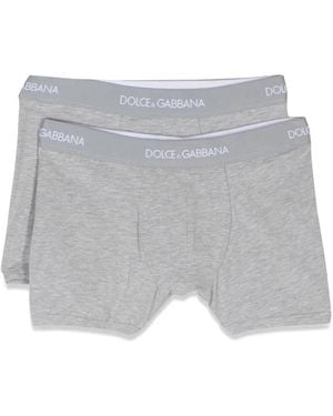 Dolce & Gabbana Dolce & Gabbana Bi-Pack Boxer - Gray