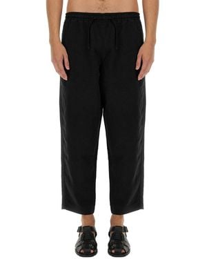 YMC Linen Blend Pants - Black