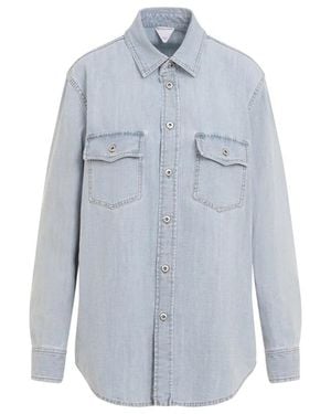 Bottega Veneta Light Chambray Shirt - Blue