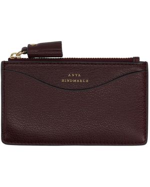 Anya Hindmarch "Peeping Eyes" Wallet - Brown