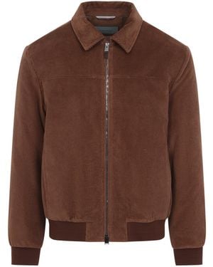 Canali Bomber Jacket - Brown