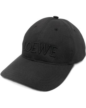 Loewe Logo-Motif Hat - Black