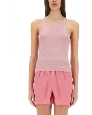 Tom Ford Silk Knit Tank Top - Pink