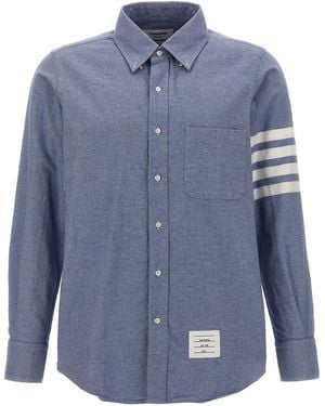 Thom Browne '4 Bar' Shirt - Blue