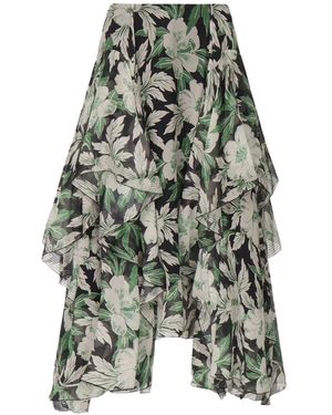 Loewe Silk Skirt - Grey