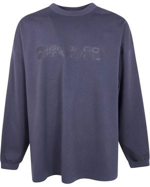 Fear Of God "90's Long Sleeve" Tee - Blue
