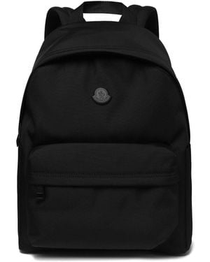 Moncler Leather Polyamide Bag - Black
