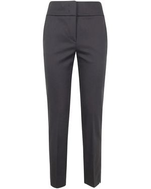Peserico Pant Stretch Cotton Viscose - Grey