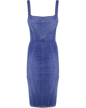 Elisabetta Franchi Jeans Midi Dress - Blue