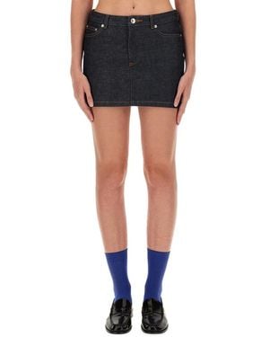 A.P.C. "Mini" Jupe - Blue