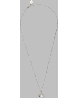 Vivienne Westwood Collana "Simonetta" Con Ciondolo - White