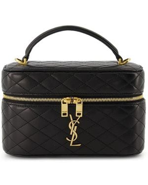 Saint Laurent Vanity Gaby Cassandre Bag - Black