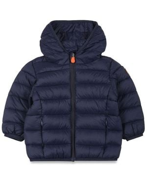 Save The Duck Hooded Jacket - Blue