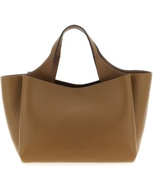 Tod's Mini Leather Handbag - Brown