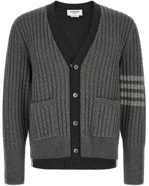 Thom Browne In-1 Trompe L'Œil Cardigan - Black
