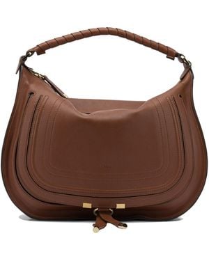 Chloé Marcie Shoulder Bag - Brown