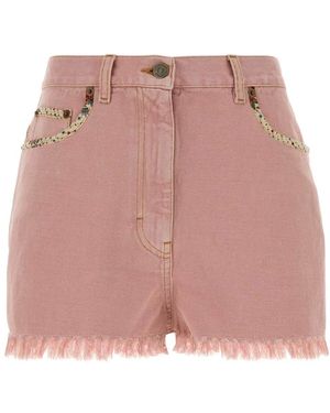 Valentino Garavani Short Denim - Pink