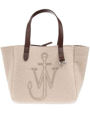 JW Anderson Fabric Belt Shopping Bag - Natural