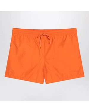 Gucci Swimsuit With Logo - Orange