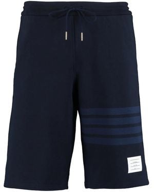 Thom Browne Pure Cotton Comfortable Shorts - Blue