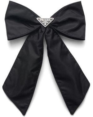 Prada Re-Nylon Hair Clip - Blue