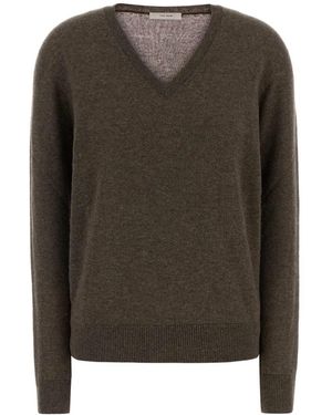 The Row Cashmere Phora Jumper - Green