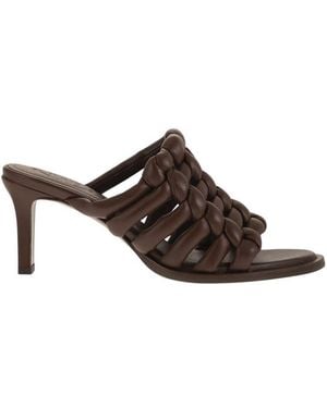 Tod's Nappa Leather Clogs - Brown
