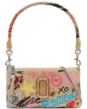 Marc Jacobs The Punk Scribble Snapshot Convertible Shoulder Bag - Multicolor