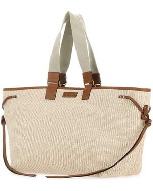 Isabel Marant Raffia Wardy Travel Bag - Natural
