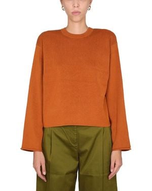 Proenza Schouler Silk Blend Knit - Orange