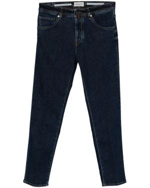 Jacob Cohen Slim Fit Cropped Denim Jeans - Blue