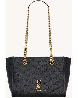 Saint Laurent Borsa Shopping Niki Piccola - White