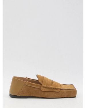 Jacquemus Carré Loafers - Natural