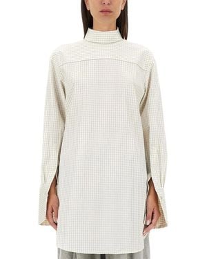 Dries Van Noten Plaid Shirt - White